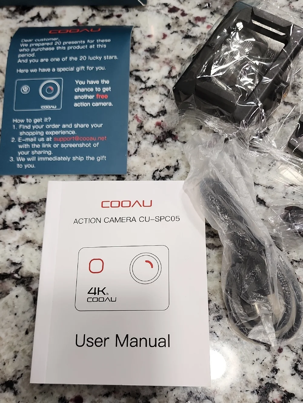 Cooau 4k Uktra Sports Underwater Action Camera. 16mp. Wifi. Time Lapse. Remote.